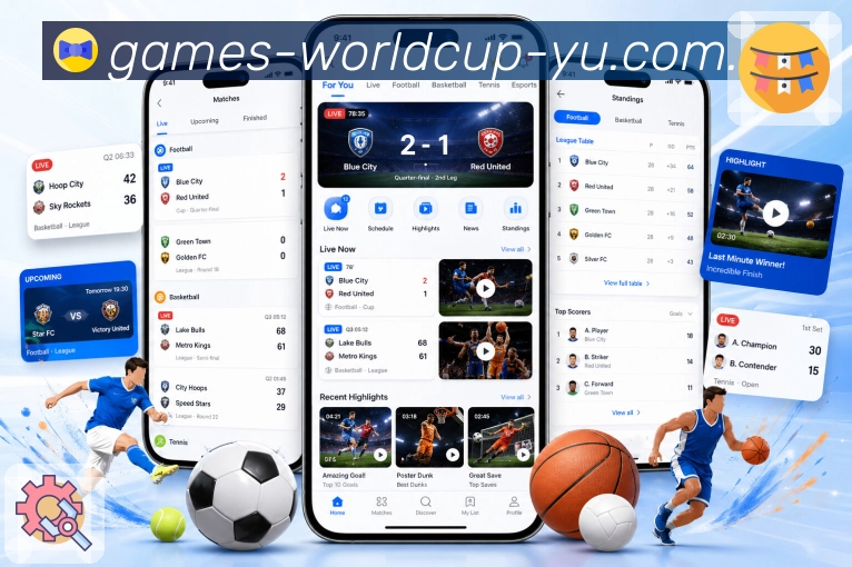 世界杯竞猜App比赛核心信息展示：对阵比分、比赛时间、当前状态和最新事件